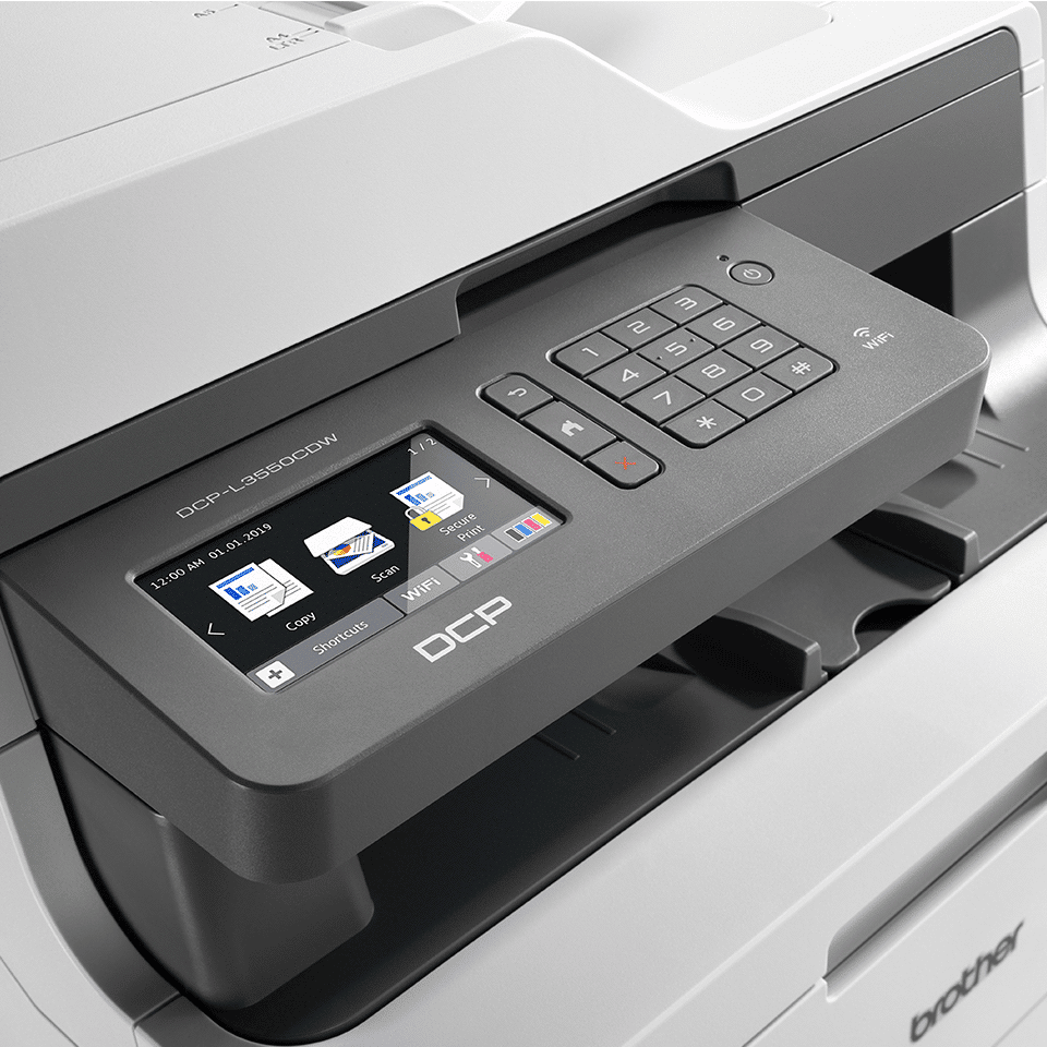 Zoom sur l’imprimante laser couleur Brother DCP-L3550CDW