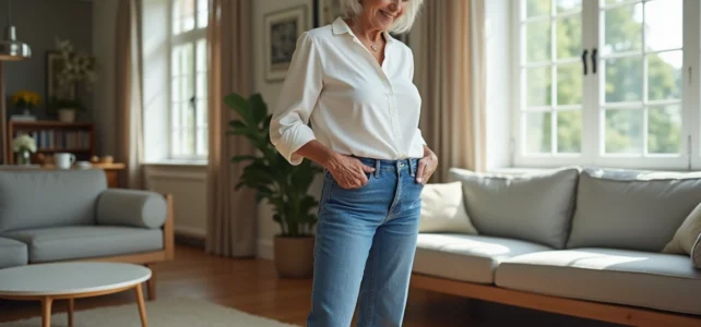 Comment choisir un jean droit chic après 70 ans pour rester élégante Comment choisir un jean droit chic après 70 ans pour rester élégante